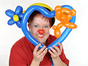 Kindergeburtstag mit Luftballon-Clown