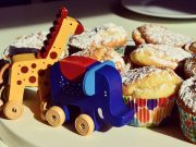 Muffins und Spielzeug
